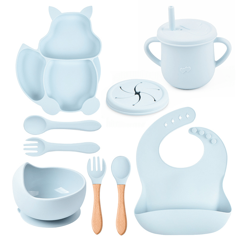 Baby Silicone Feeding Set - Snugsy Baby