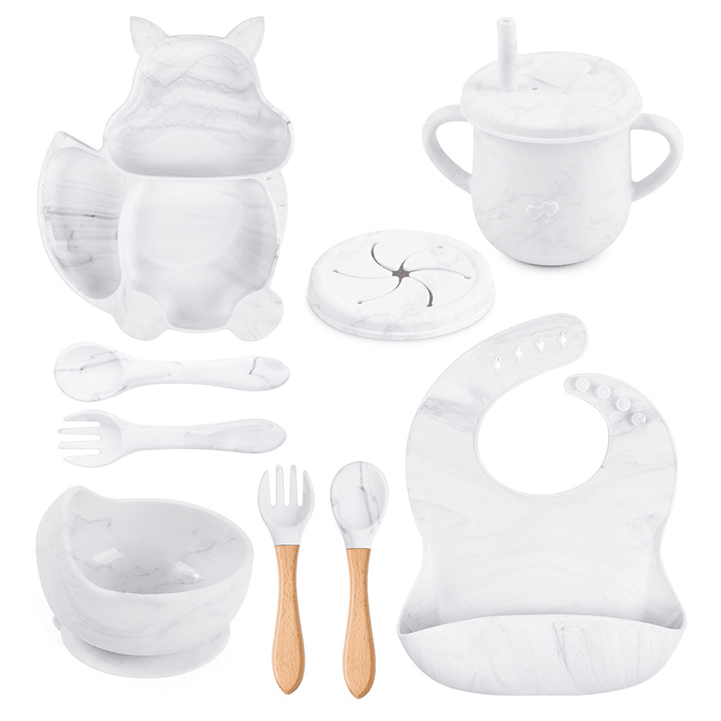 Baby Silicone Feeding Set - Snugsy Baby