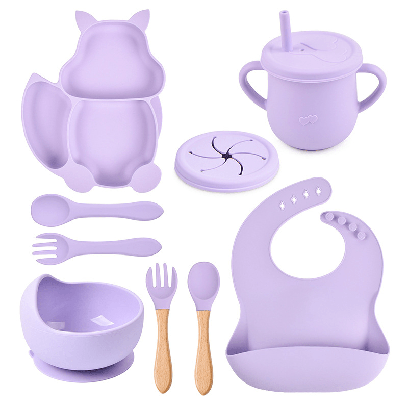 Baby Silicone Feeding Set - Snugsy Baby
