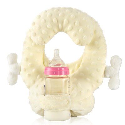 Bottle Holder for Baby Adjustable and Portable Baby Bottle Holder Hands Free Bottle Propper for Baby Newborn Essential Bottle Feeding Pillow Bottle Holder for Baby Self Feeding - Snugsy Baby