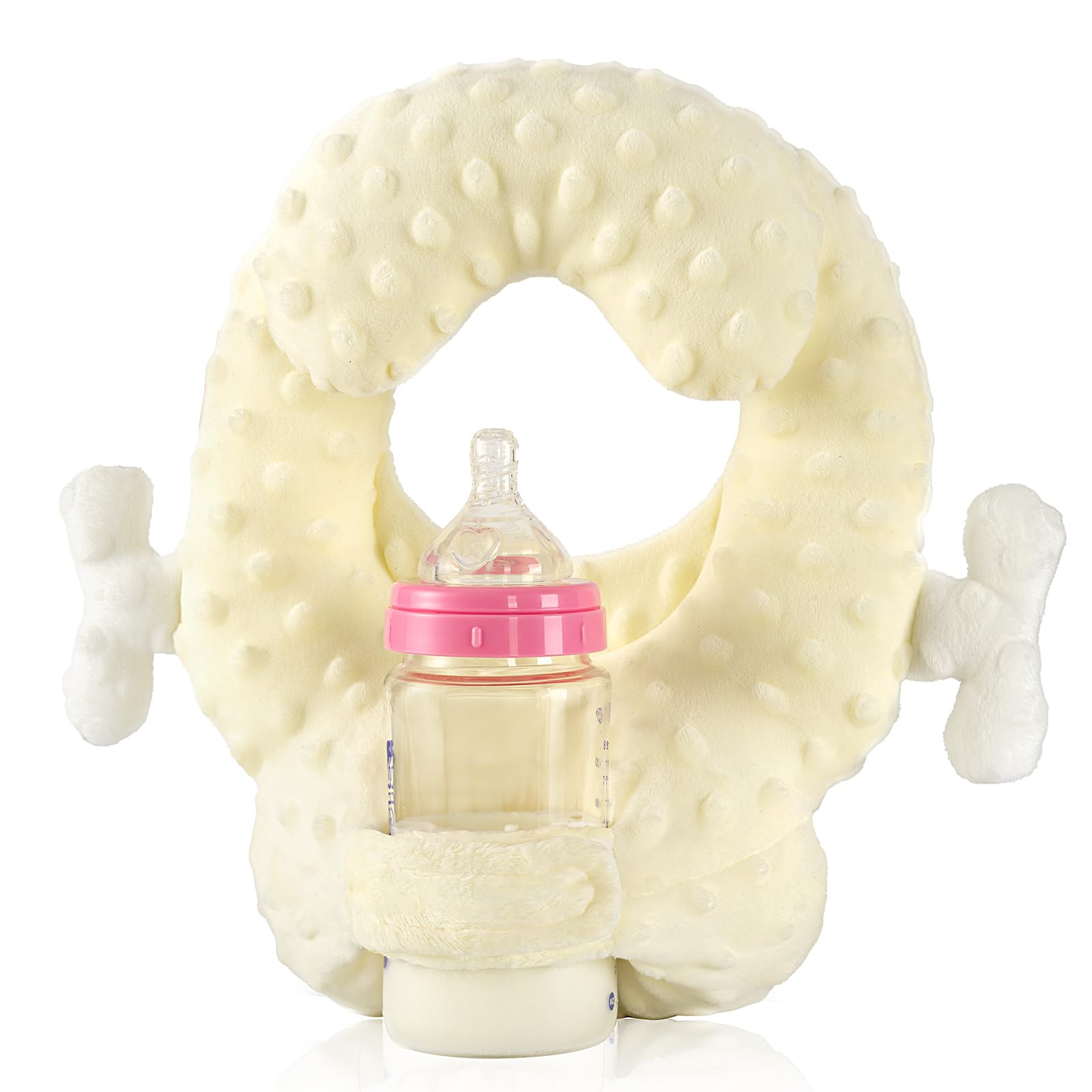 Bottle Holder for Baby Adjustable and Portable Baby Bottle Holder Hands Free Bottle Propper for Baby Newborn Essential Bottle Feeding Pillow Bottle Holder for Baby Self Feeding - Snugsy Baby