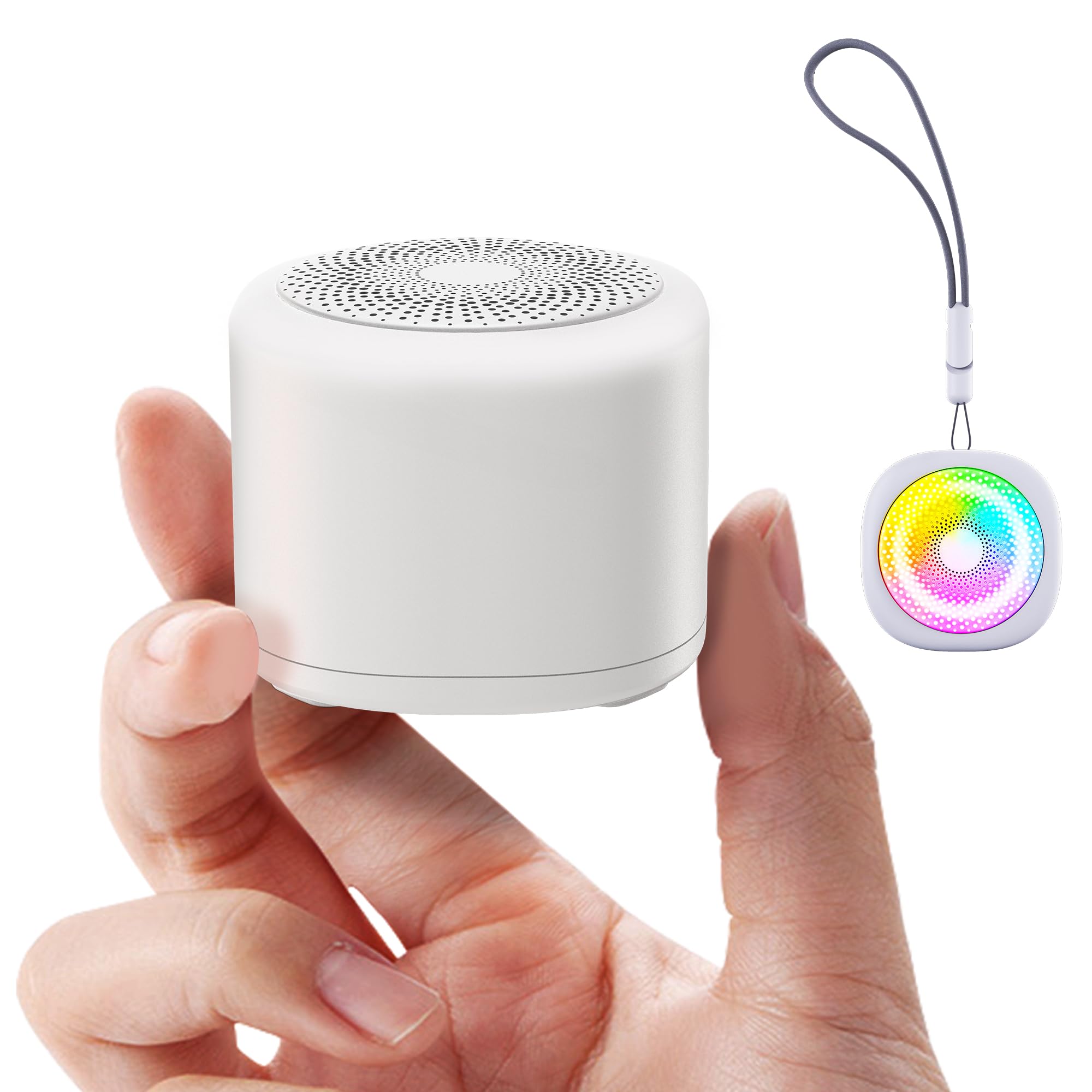 Mini Sleep Sound Machine Portable White Noise Machine for Baby Sleeping Sounds Machine10 Sounds Lullaby7 Gradient Night Light Noise Sleeping Machines Adjustable 30 Volumes Sleep Timer for Kids - Snugsy Baby