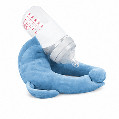 Sipee Sip baby bottle feeding pillow in sky blue